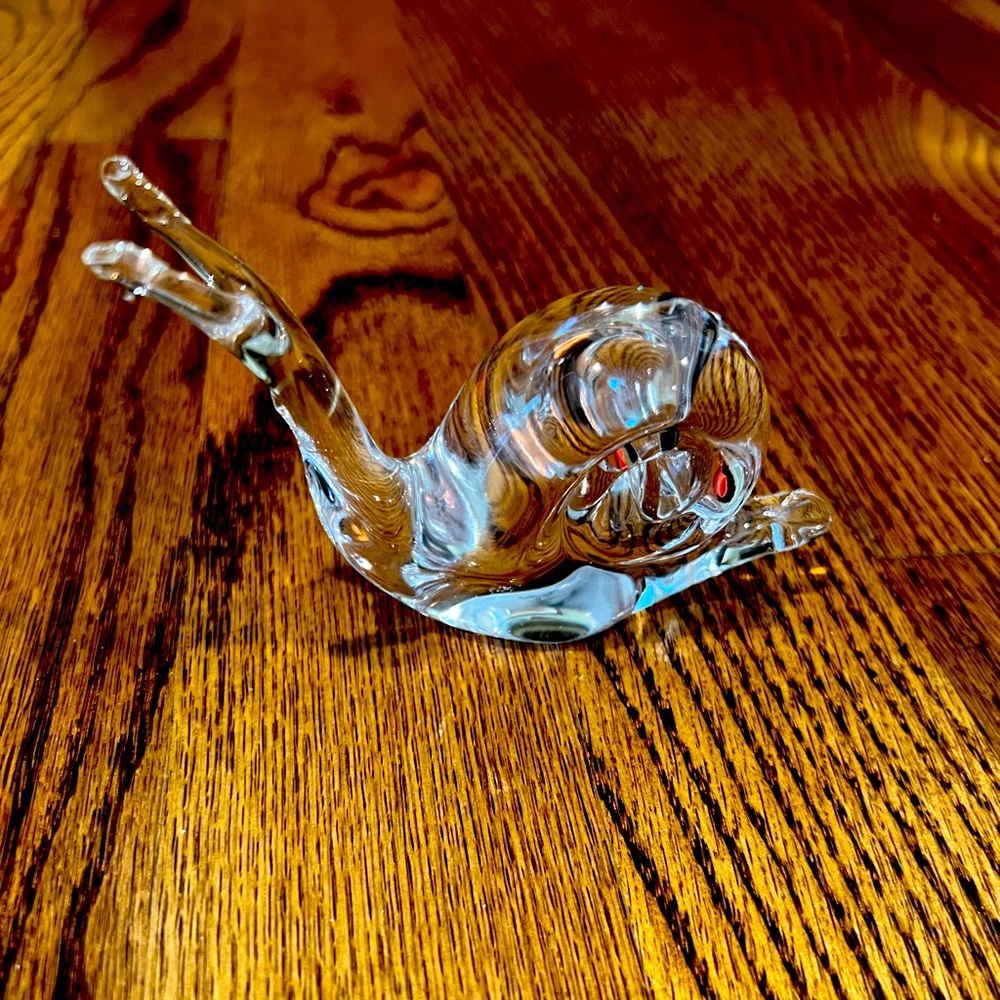 Baccarat Crystal Snail